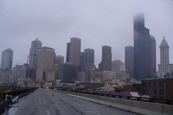 Seattle's Alaskan Way Viaduct October 2011 photo by Carole Cancler