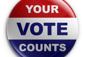 Your vote counts button - iStockPhoto.com