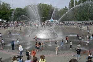 Seattle Center International Fountain by Joe Mabel