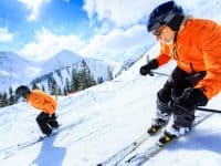 downhill skiers iStock_000023582367