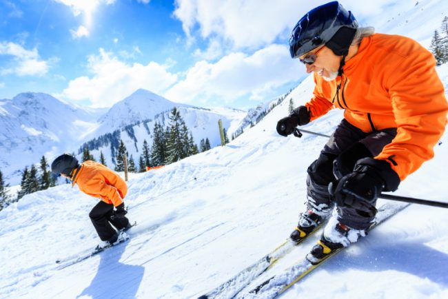 downhill skiers iStock_000023582367