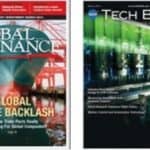 A variety of technical magazine covers
