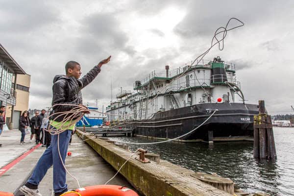 Seattle Maritime Festival line toss
