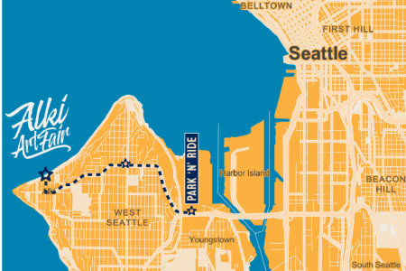 Alki Art Fair map 2017 (fair use)