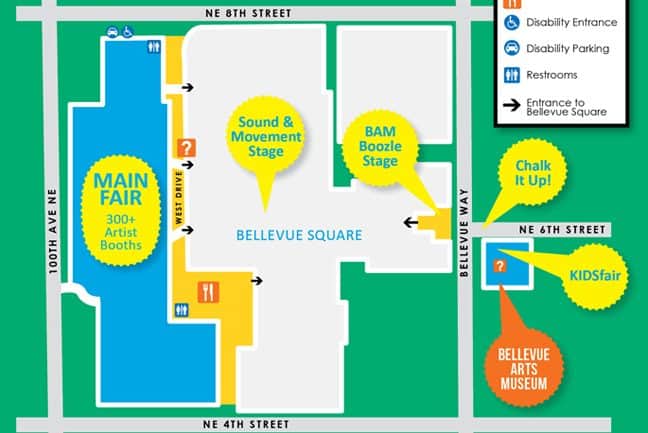 BAM ARTSFair map