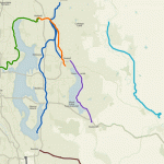 Map of Rail trails in King County created by Dennis Bratland (CC3)