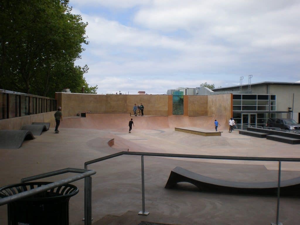 Seattle Center skate park photo by eyemage (CC2)