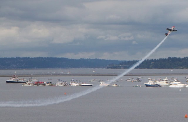 Seafair 2010 Boeing Air Show acrobatic plane Photo by Carole Cancler