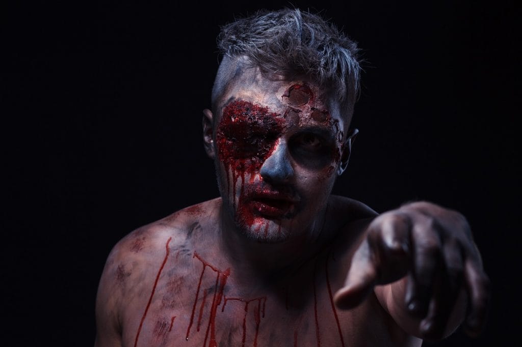 scary zombie