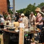 Garage sale shoppers