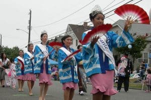 Seafair Seattle Bon Odori Festival Princessses 2007 photo by Joe Mabel