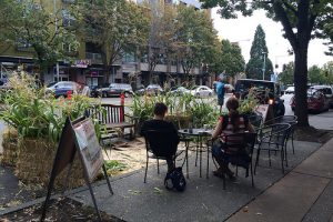 Seattle PARKing day parklet 2015