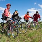 bicycle riding group