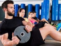 Abdominal plate training core group at gym - DepositPhotos.com