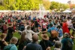 Folklife festival 2018 at Seattle Center fountain