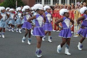 Dolls Drill Team 2008 Chinatown Seafair Parade (edited), Seattle photo by Joe Mabel (CC3)