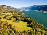 Columbia River Gorge from Cape Horn - U.S. Forest Service photo (public domain)