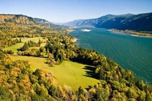 Columbia River Gorge from Cape Horn - U.S. Forest Service photo (public domain)