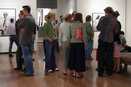 Seattle Greg Kucera gallery first Thursday art walk photo by Joe Mabel (CC3)