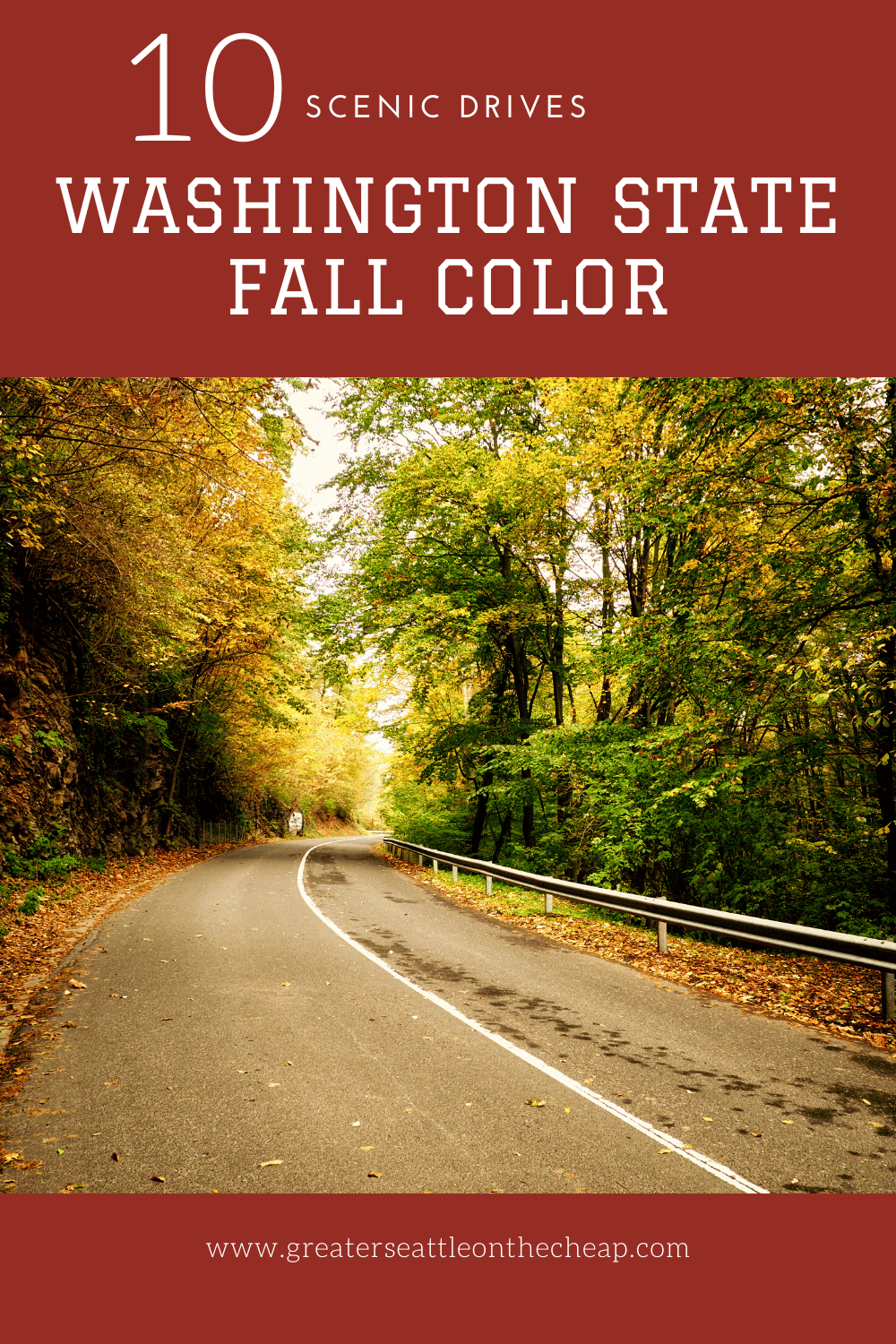 10 scenic fall foliage drives in Washington State that will make for a beautiful fall road trip or getaway.