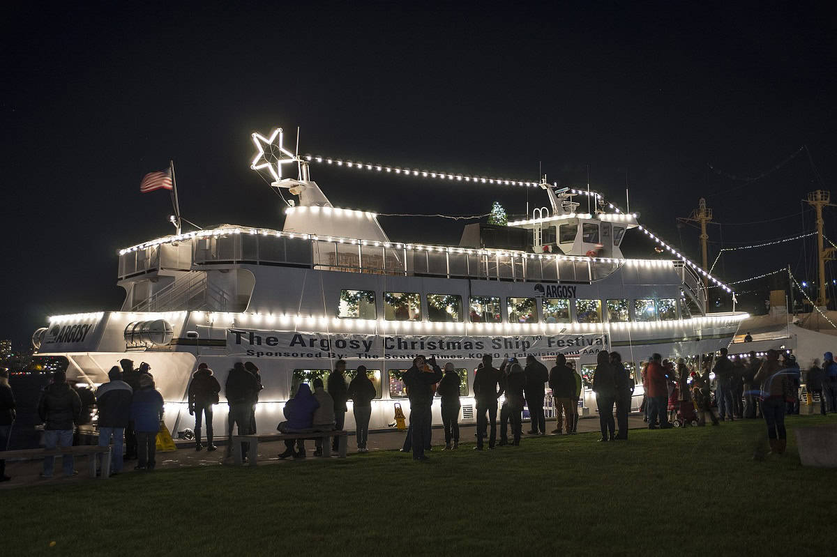 Where to see Argosy Christmas Ship for free Greater Seattle on the Cheap