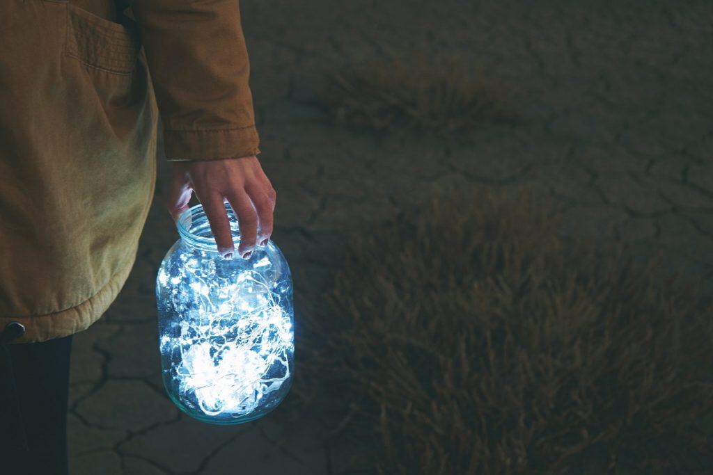 Jar lantern for a winter solsctice walk photo by chatsimo - DepositPhotos.com