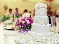 Wedding reception cake - DepositPhotos.com