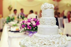 Wedding reception cake - DepositPhotos.com