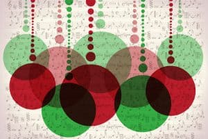 Christmas ornaments and christmas music image by pizla09 - DepositPhotos.com