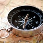 Map and compass for outdoor adventure - DepoistPhotos.com