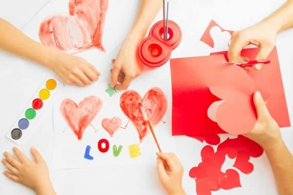 diy valentine card making