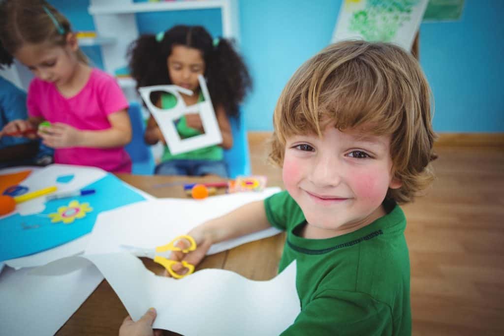 Kids doing arts and crafts - DepositPhotos.com