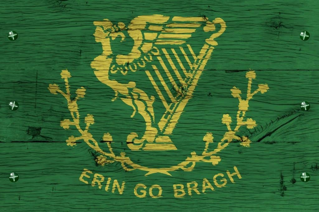 Erin Go Bragh painted on wood