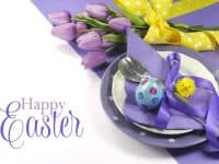 Easter table place setting