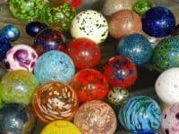 hand blown glass balls