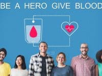 banner: be a hero donate blood