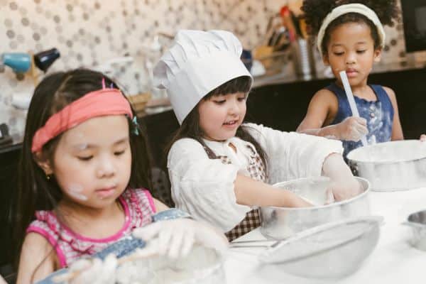 chef children cooking