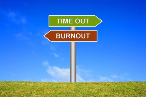 Time out burnout signs