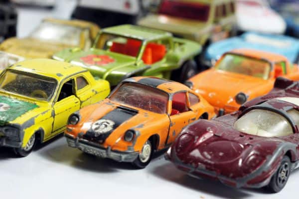 Antique toy cars