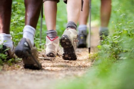 hikers on the trail