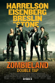 Zombieland Double Tap movie poster 2019