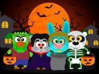 Trick or Treaters cartoon characters