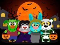 Trick or Treaters cartoon characters