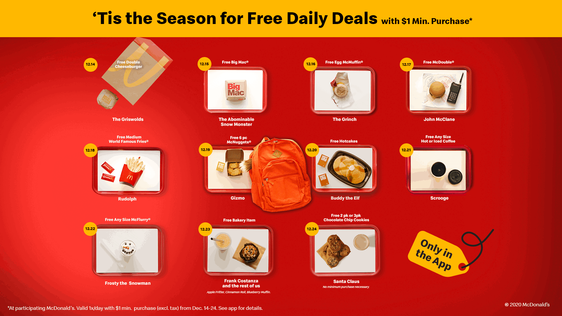 Mcdonalds Christmas Treat Packs 2022 Mcdonald's Holiday Character Giveaway - Greater Seattle On The Cheap