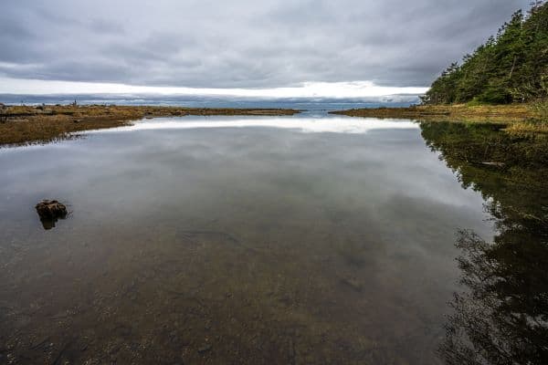 Dungeness Bay in the Dungeness National Wildlife Refuge