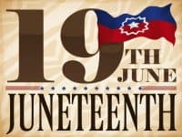 Juneteenth banner