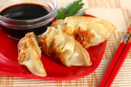 chinese fried dumplings pot sticker