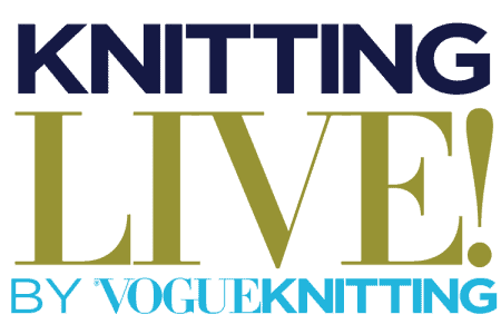 Banner for Vogue Knitting Live 2022