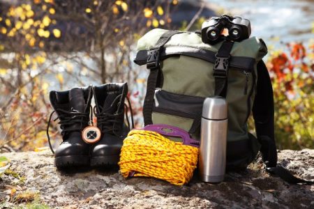 camping gear and hiking equipment