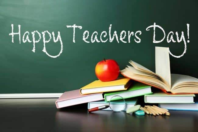 happy teachers day banner